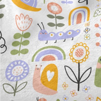 Cartoon Snail Caterpillar Minky