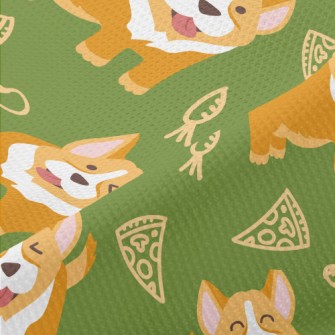 Greedy Corgi Piqué