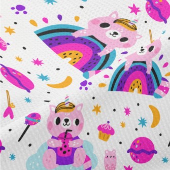 Fashionable Kitty Piqué