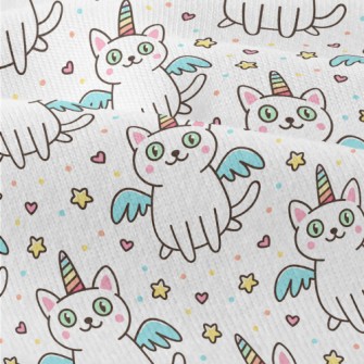 Rainbow Unicorn Kitten Modern Jersey