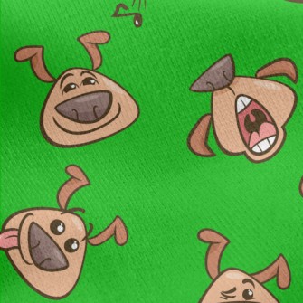 Funny Humming Puppy Jersey Backed Fleece