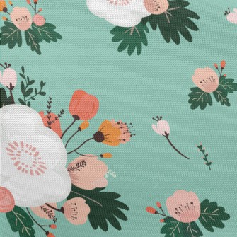 Beautiful Flowers In Bloom Pongee