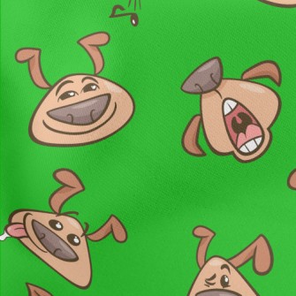 Funny Humming Puppy Lightweight Cotton Poplin