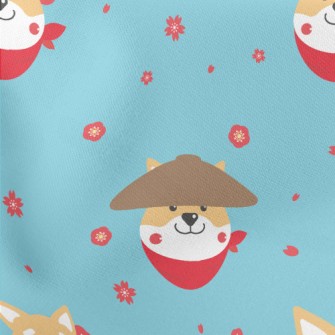 Japanese Shiba Inu Lightweight Cotton Poplin