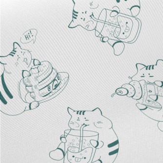 Big Eater Kitten Midweight Cotton Poplin