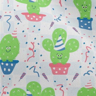 Lively Birthday Cactus Chiffon