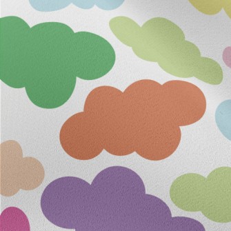 Cute Colorful Clouds Chiffon