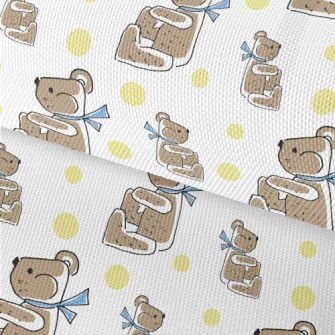 Scarf Sitting Bear Waterproof Oxford