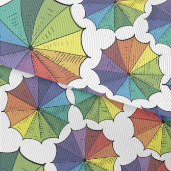 Colorful Patchwork Umbrella Waterproof Oxford