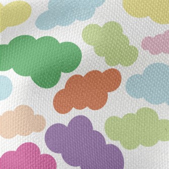 Cute Colorful Clouds Waterproof Canvas