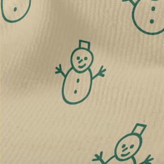 Simple Line Snowman Terry