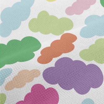 Cute Colorful Clouds Performance Linen