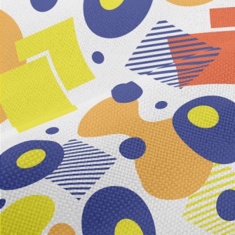 Colorful Geometric Pattern Performance Linen