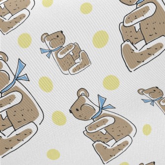 Scarf Sitting Bear Twill