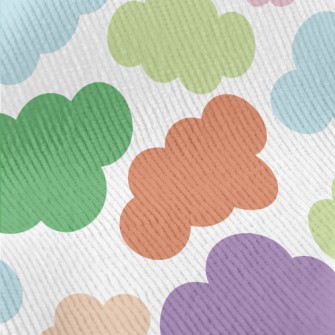 Cute Colorful Clouds Standard Corduroy