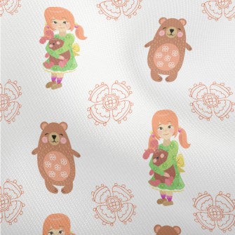 Little Girl Doll And Big Bear Dobby