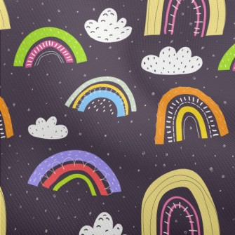 Color Block Rainbow Clouds Dobby
