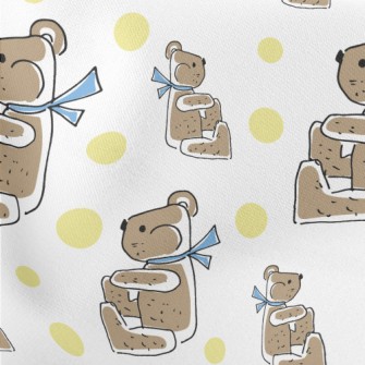 Scarf Sitting Bear Stretch Ponte