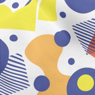 Colorful Geometric Pattern Micro Fleece