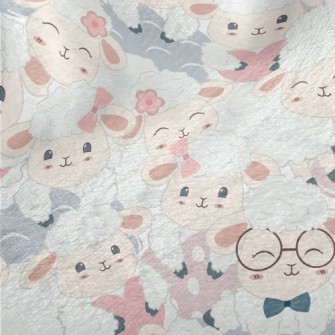 Cute Sheep Family Minky