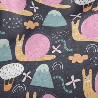 Lattice Snail Caterpillar Minky