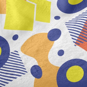 Colorful Geometric Pattern Minky