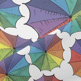 Colorful Patchwork Umbrella Piqué