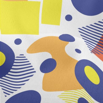 Colorful Geometric Pattern Lightweight Performance Linen