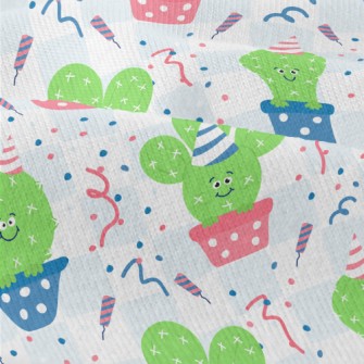 Lively Birthday Cactus Modern Jersey