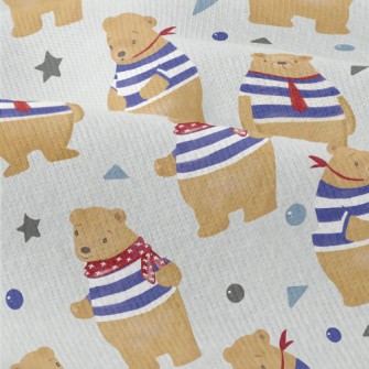 Cute Navy Bear Modern Jersey