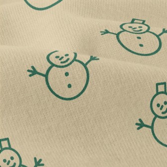 Simple Line Snowman Modern Jersey