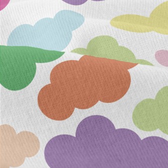 Cute Colorful Clouds Modern Jersey