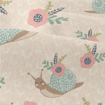 Flowers On Snail Shell Modern Jersey