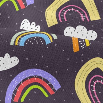 Color Block Rainbow Clouds Modern Jersey