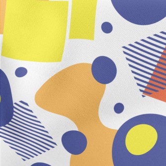 Colorful Geometric Pattern Lightweight Cotton Poplin