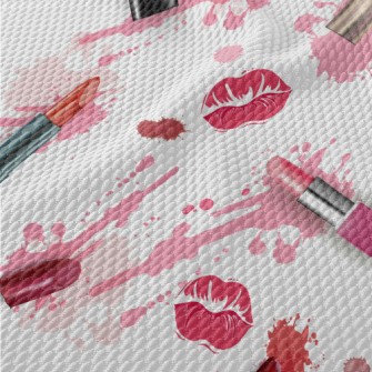 Lipstick Splash Birdseye Piqué