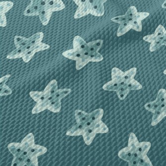 Gradient Stars Birdseye Piqué