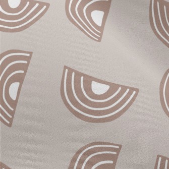 Half-moon Stripes Chiffon