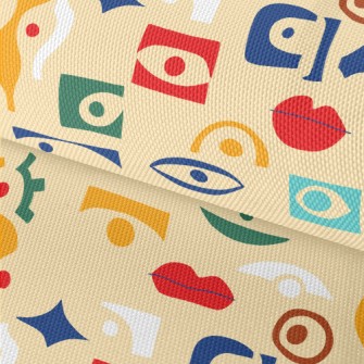 Square Eyes And Mouth Waterproof Oxford