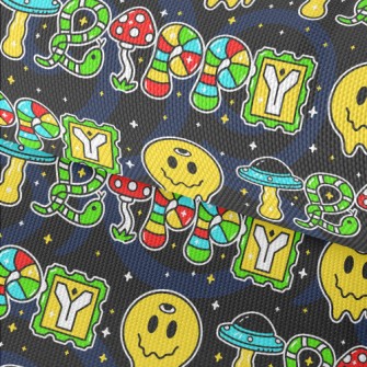 Funny Smiley Text Waterproof Oxford
