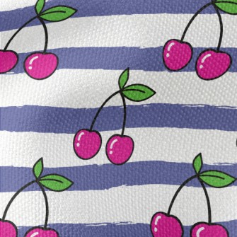 Bright And Delicious Cherries Waterproof Canvas