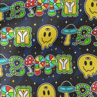 Funny Smiley Text Waterproof Canvas