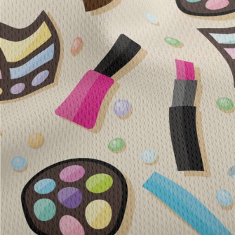 Macaroon Eyeshadow Blush Athletic Mesh Flat Back