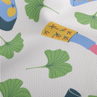 Ginkgo Lip Balm Lipstick Athletic Mesh Flat Back