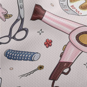 Premium Salon Styling Tools Athletic Mesh Flat Back