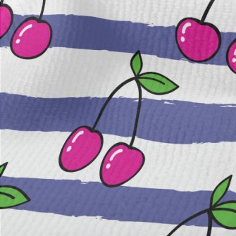 Bright And Delicious Cherries Terry
