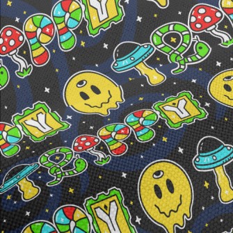 Funny Smiley Text Performance Linen