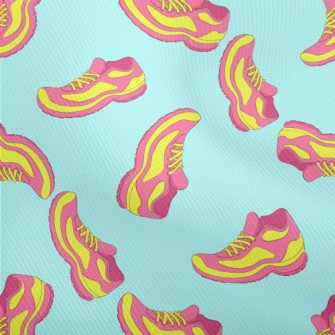 Fluorescent Contrast Sneakers Dobby