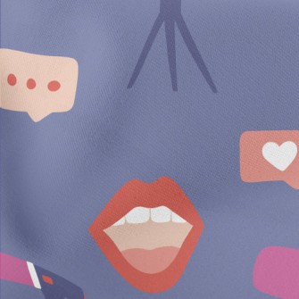 Big Mouth Microphone Stretch Ponte
