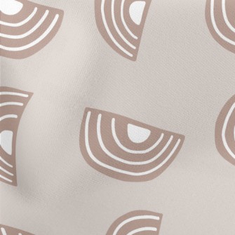 Half-moon Stripes Stretch Ponte